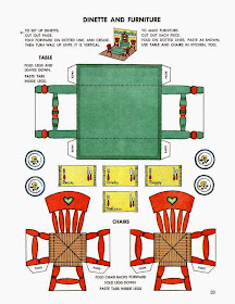 FİGENSEL HOBİLER - FİGENLEMELER: Kağıttan ev-araba-ev eşyası maketleri