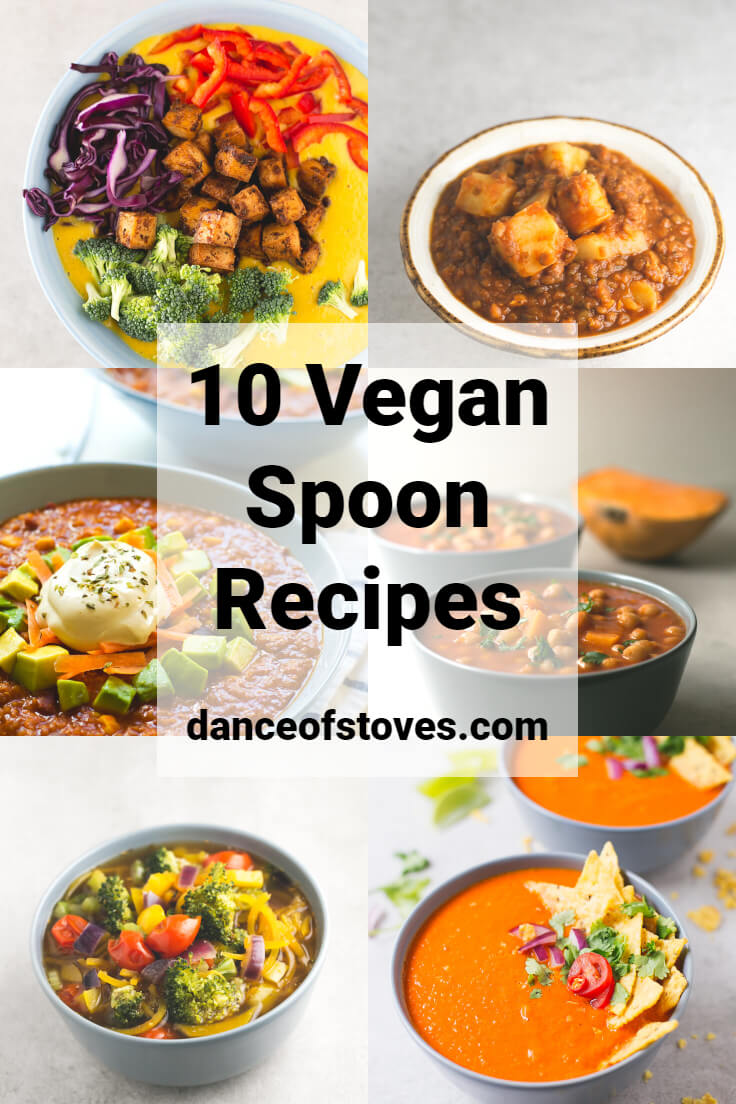 10 Vegan Spoon Recipes - There is nothing better than a good spoon recipe to warm you up. In this compilation, you will find our favourite vegan spoon recipes. 10 Vegan Spoon Recipes - There is nothing better than a good spoon recipe to warm you up. In this compilation, you will find our favourite vegan spoon recipes.
