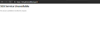 Service unavailable no server is available. Service unavailable no server is available