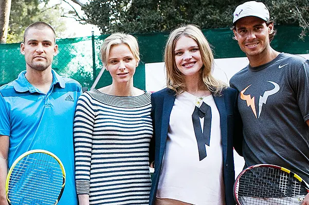 Princess Charlene attended a tennis tournament which was organized for Natalia Vodianova