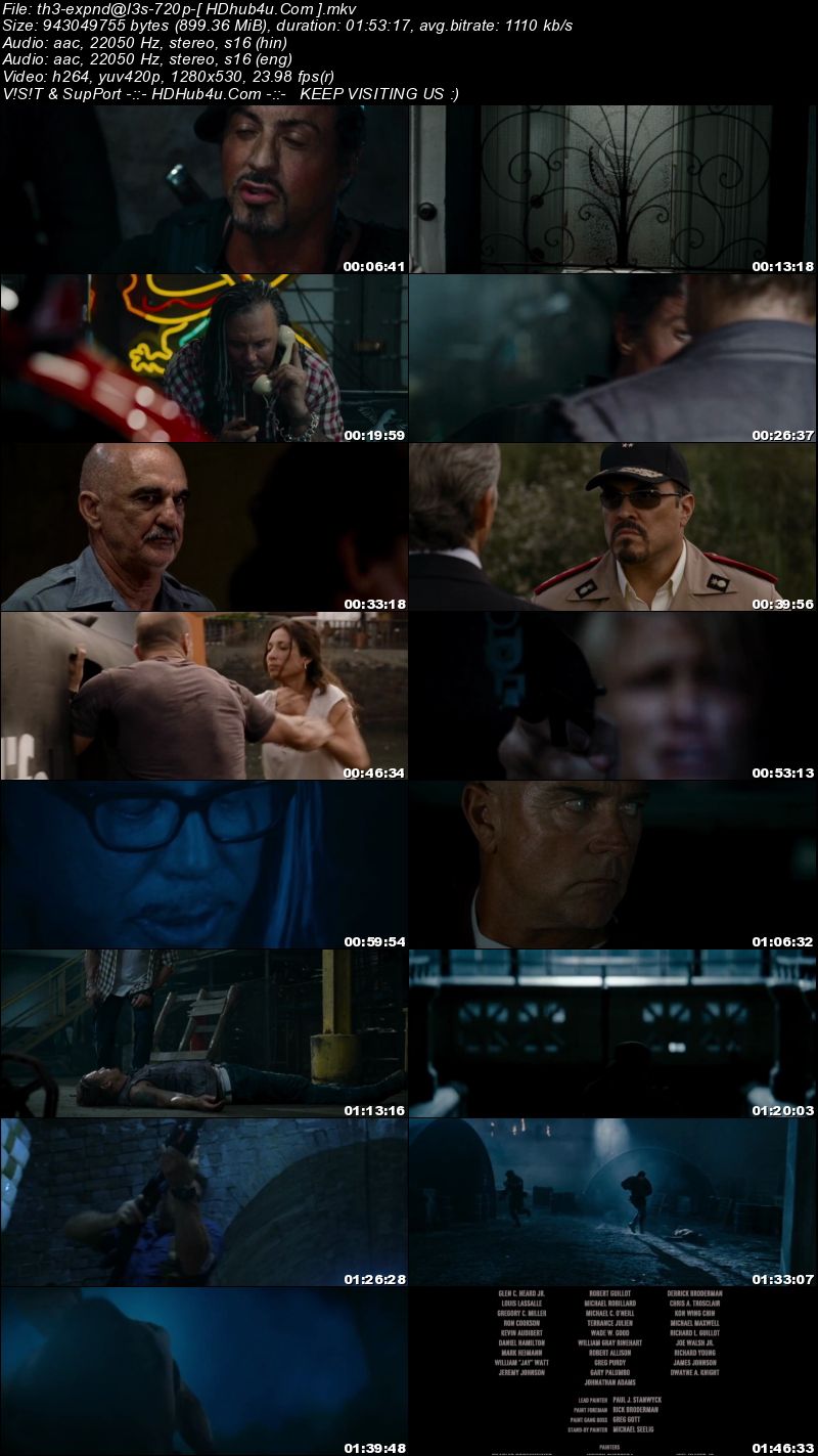 The Expendables 2010 Extended Director Cut 300mb Hindi Dual Audio 480p BluRay Download