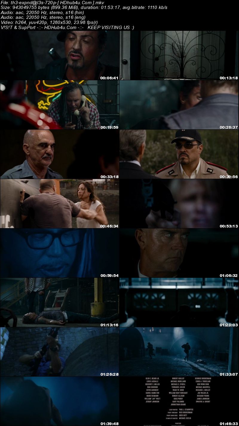 The Expendables 2010 Extended Director Cut Hindi Dual Audio 720p BluRay 900mb Download
