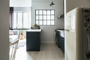 Dividir tu sala y cocina que están juntos - Colores en Casa