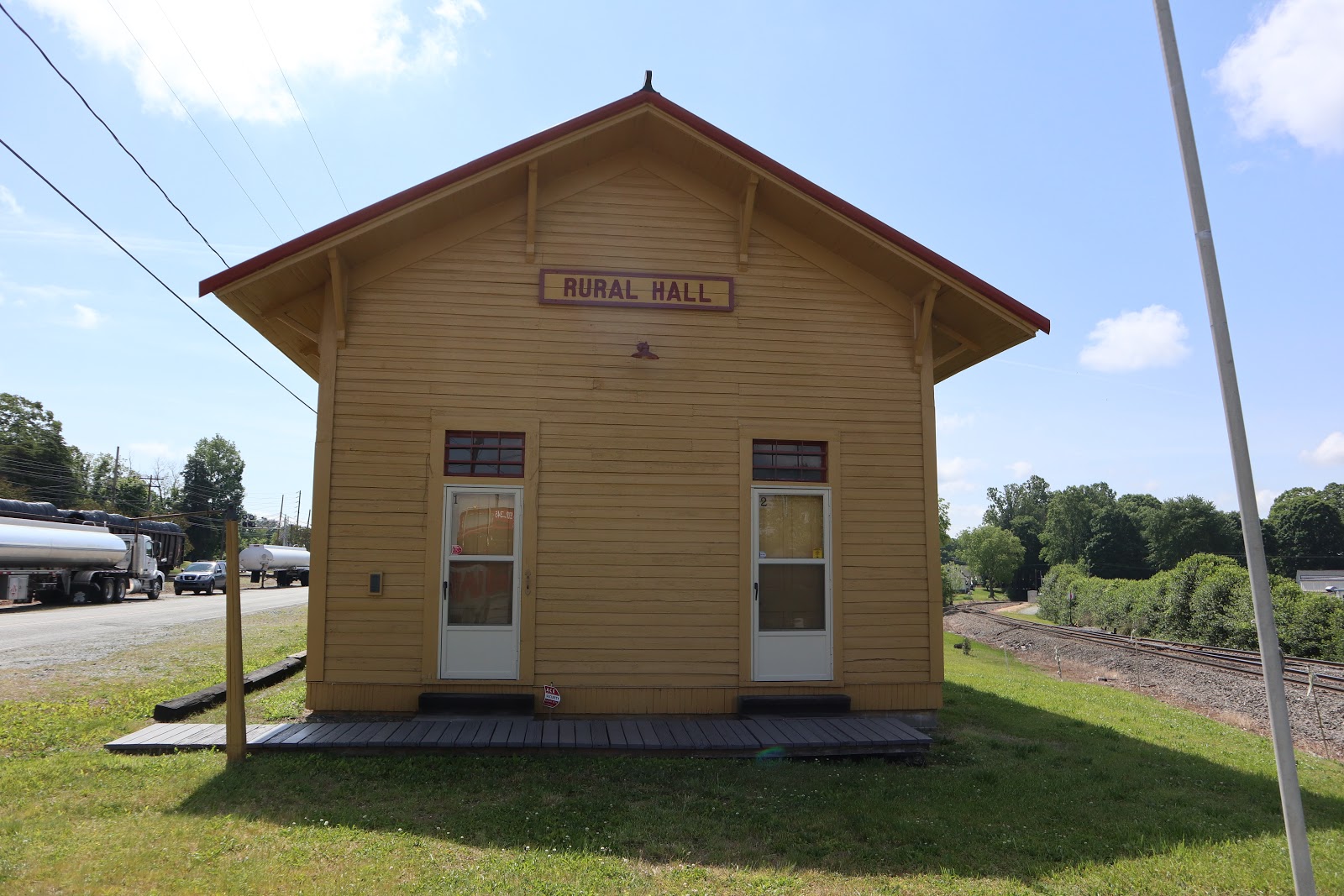The Model Railroader's Notebook The Rural Hall North Carolina Depot on