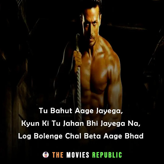 baghi movie dialogues, baghi movie quotes, baghi movie shayari, baghi movie status, baghi movie captions