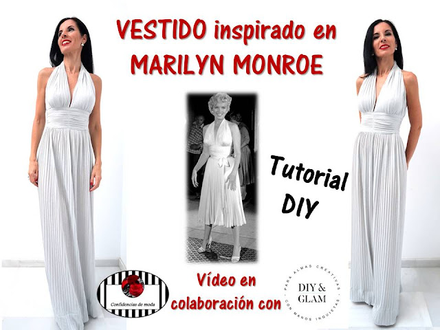 DIY. Cómo hacer vestidos de película. Inspirado en Marilyn Monroe