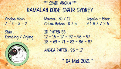 syair sydney selasa