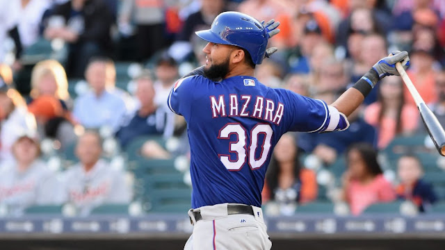 Mazara bate de 5-3 en victoria de Rangers