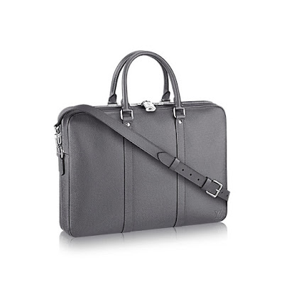 Louis Vuitton Monogram Macassar Canvas Porte-Documents Voyage PM Briefcase Laptop  Bag Article: M52005