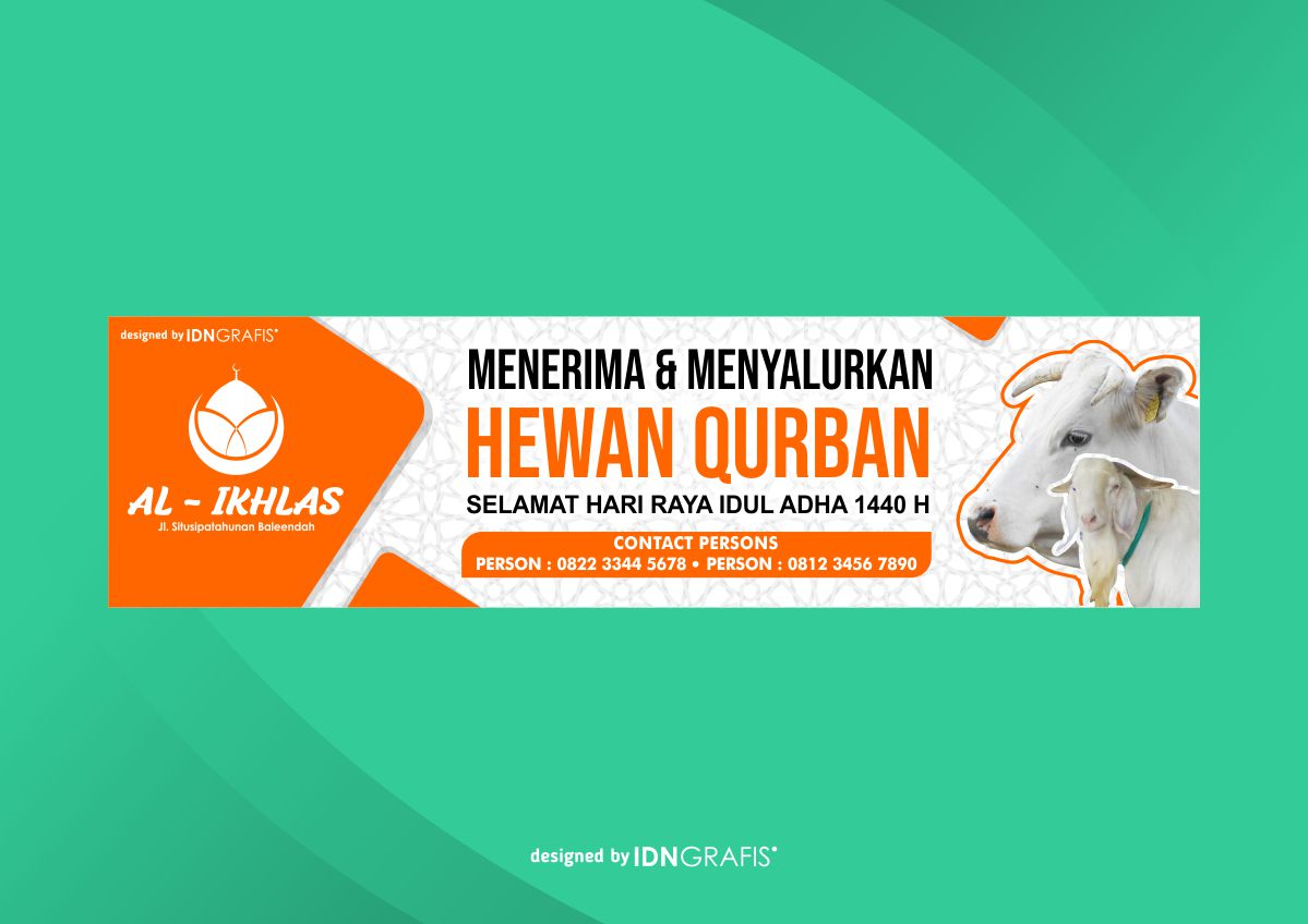 Download Template Banner Idul Adha Cdr - IDN GRAFIS