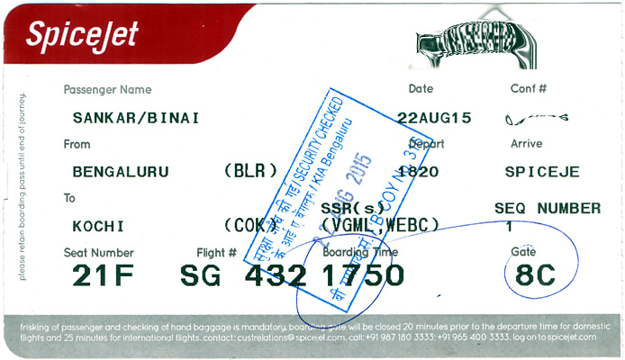 How Can I Print My Flight Ticket Spicejet Red, Hot, and a little too spicy: SpiceJet from BLR to COK