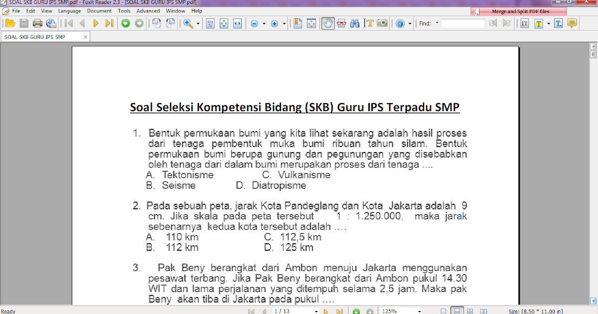 Download Contoh soal tes P3K/PPPK guru IPS SMP dan kunci Download Contoh soal tes P3K/PPPK guru IPS SMP dan kunci