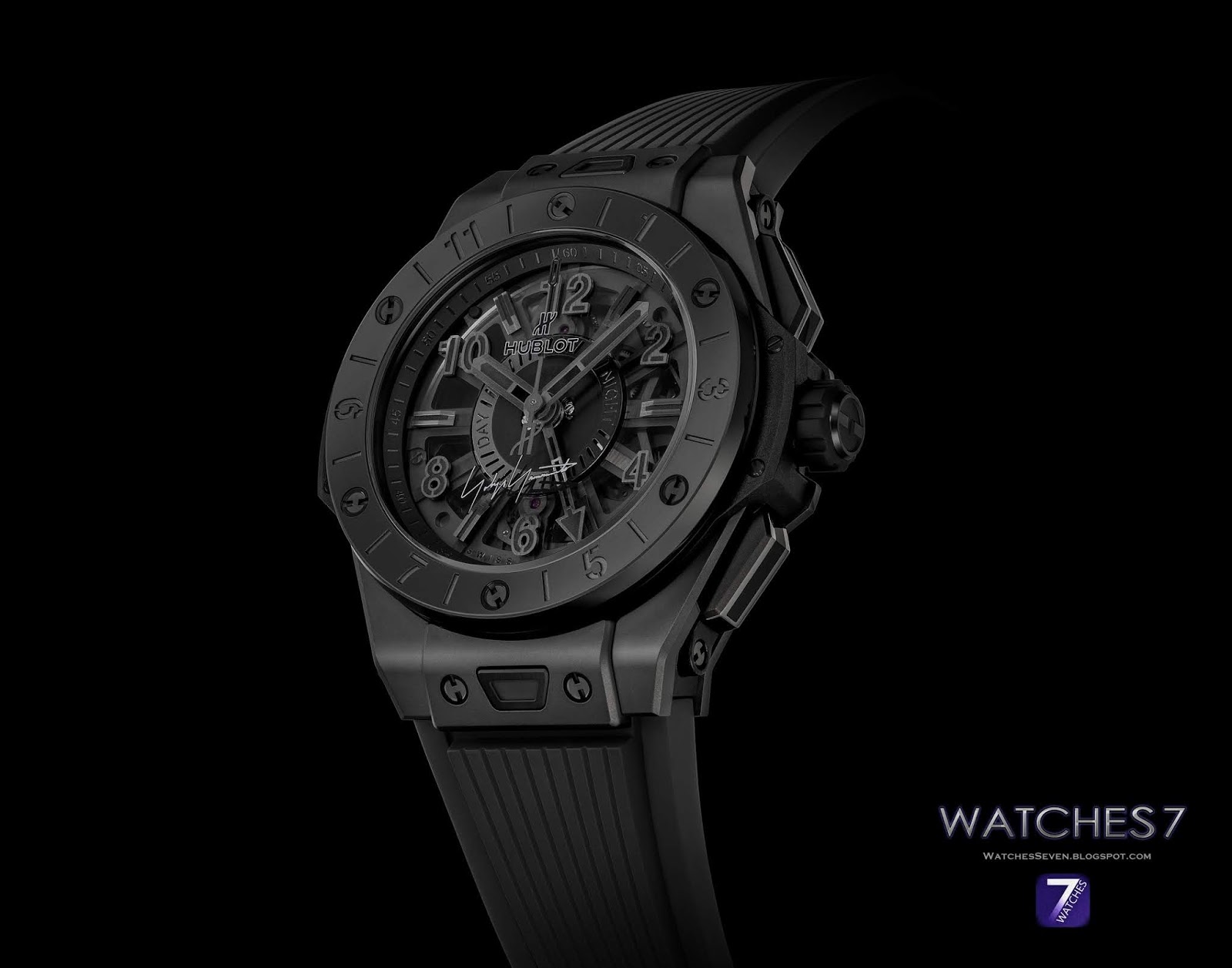 Watches 7: HUBLOT – BIG BANG GMT All Black for Yohji Yamamoto Edition