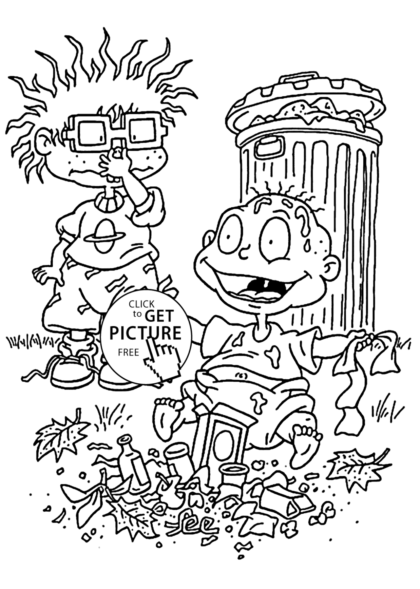 Rugrats Coloring Pages | Rainbow Coloring