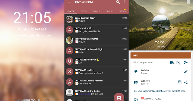BBM Mod DELTA Transparan Terbaru v3.8.1 [3.1.0.13] Full DP No Crop
