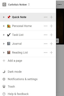 Notion Personal Page