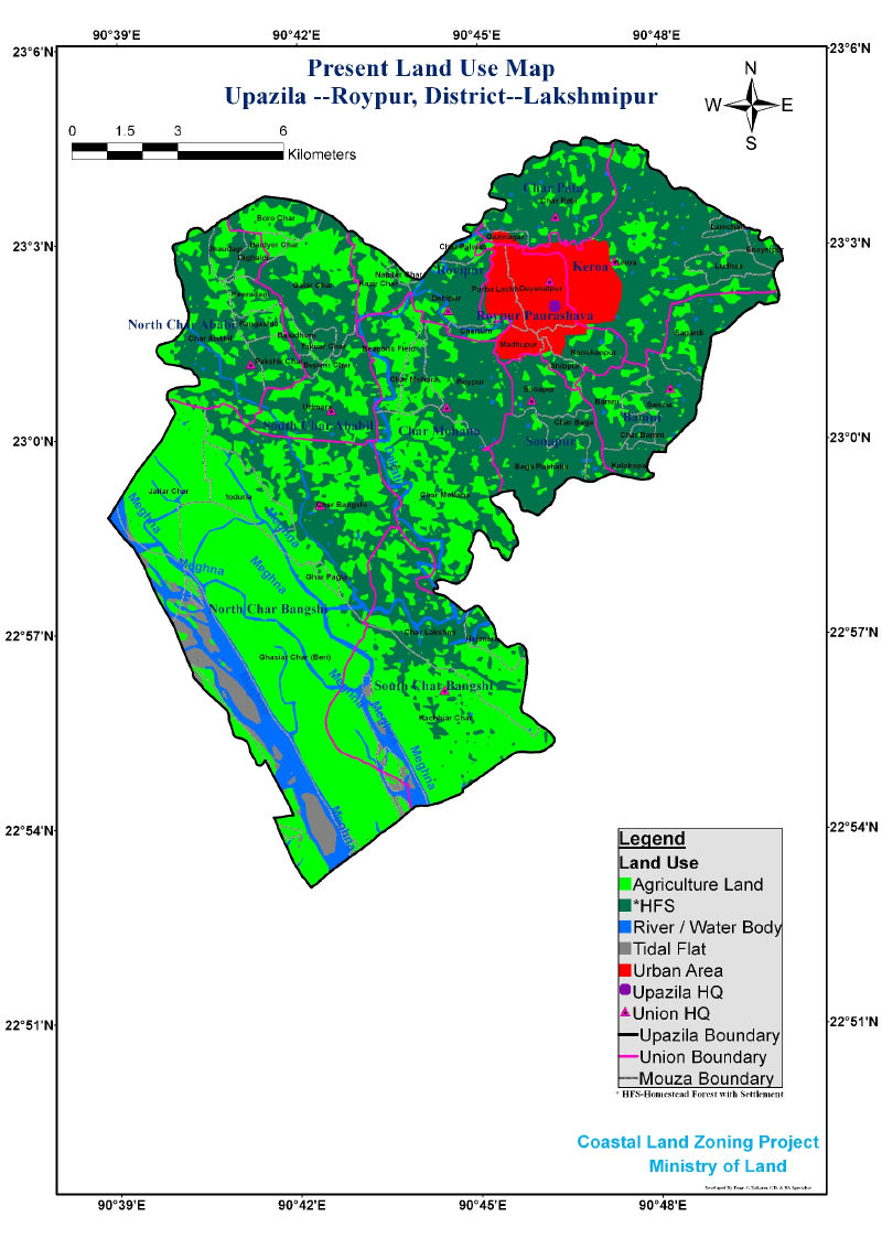 Raipur Upazila Mouza Map Lakshmipur District Bangladesh