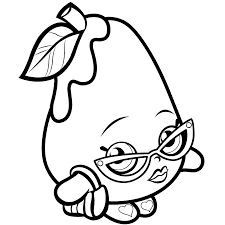Pear coloring page 9