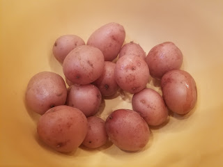 Tasted the freshest famous potatoes from the local farmers' market