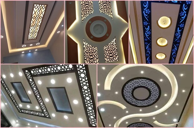 ديكورات خشب Cnc أسلوب حديث للحصول على سقف مميز