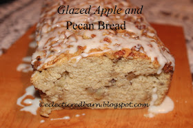 Eclectic Red Barn: Glazed Apple and Pecan Bread