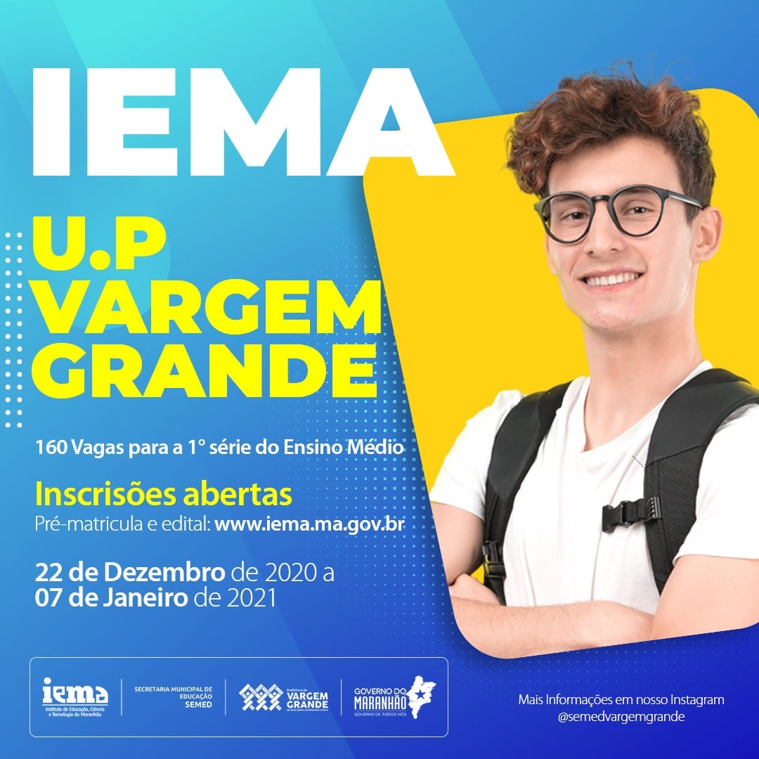 Alpanir Mesquita IEMA abre inscrições para