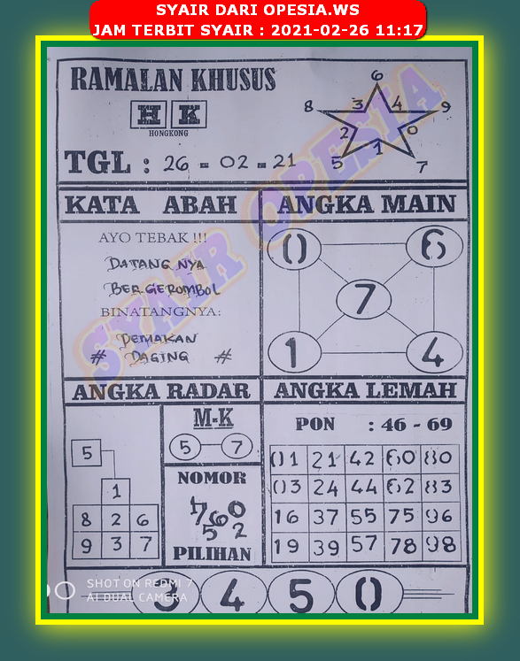1 New Message) Kode Syair Hongkong 26 Februari 2021 - Forum Syair Togel  Hongkong Singapura Sydney