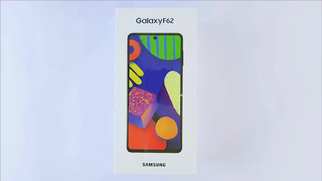 Samsung Galaxy F62 Box Samsung Galaxy F62 Review in Hindi