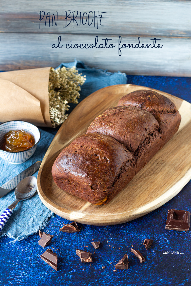 Lemon Blu Pan brioche al cioccolato fondente