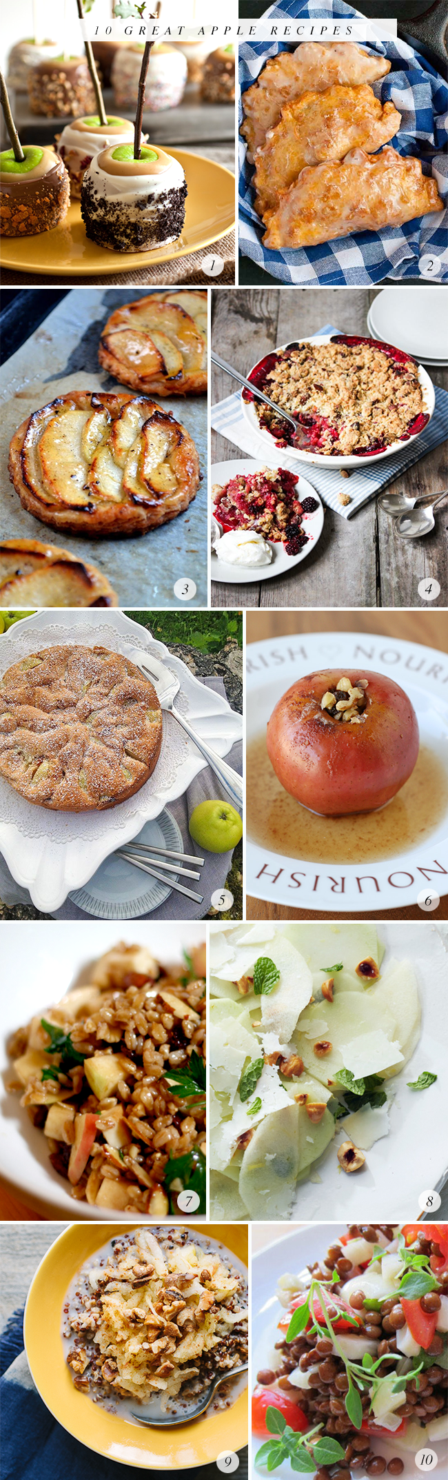 10 Great Apple Recipes (via Bubby and Bean)