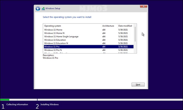 Windows 11 - Setup ويندوز 11 - التثبيت