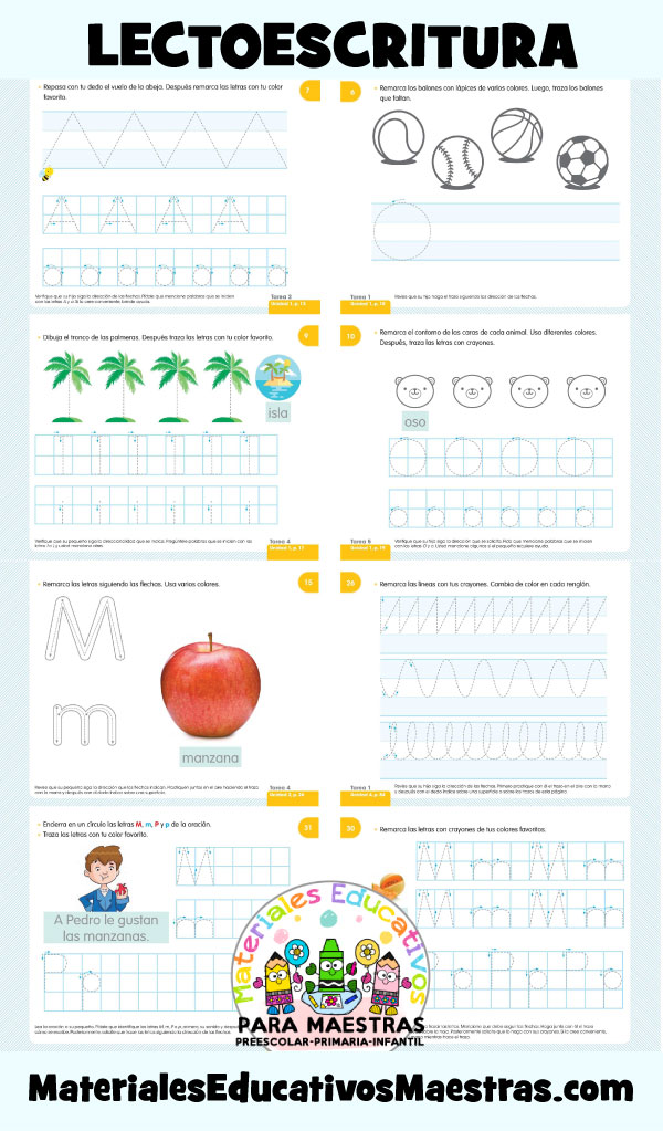 Cuaderno Lectoescritura 2 | Materiales Educativos para Maestras