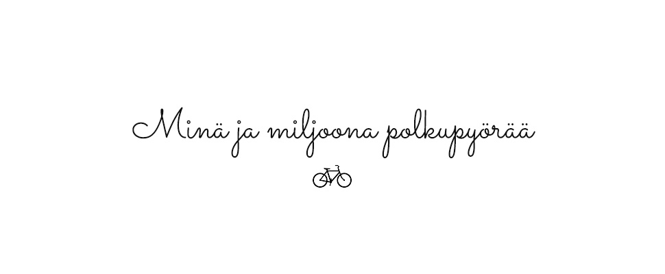 Minä ja miljoona polkupyörää