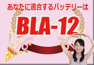 BLA-12　バッテリー　規格　適合