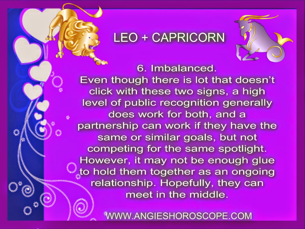 capricorns and leos friendship