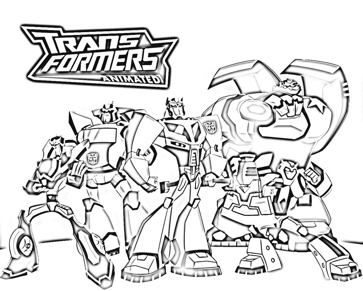 Gambar Transformers Untuk Mewarnai - Gambar Mewarnai Gratis