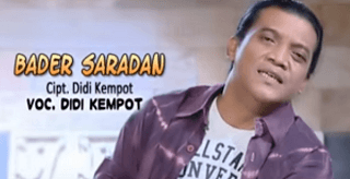 Lirik Lagu Bader Saradan - Didi Kempot