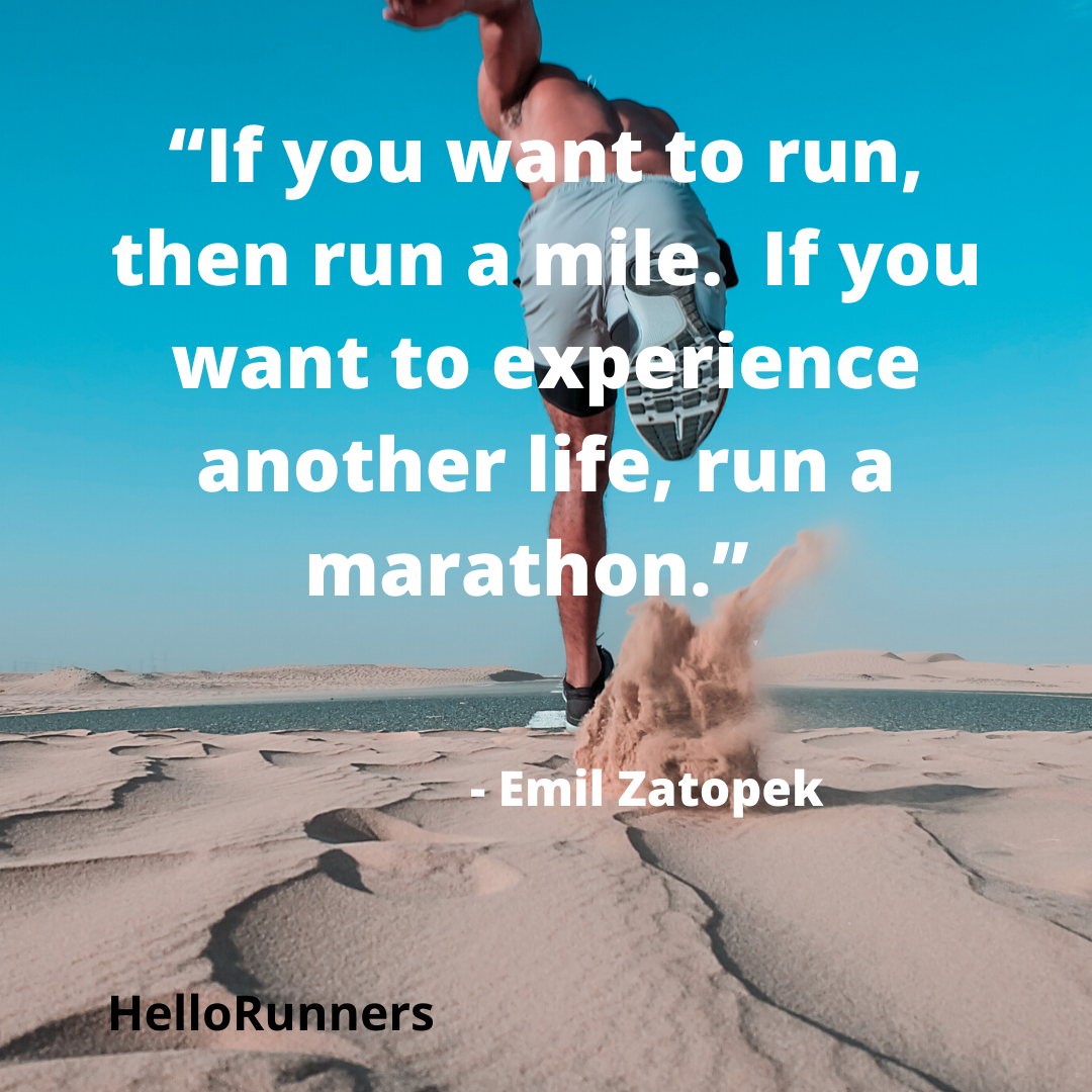 Running Quotes - HELLO RUNNERS