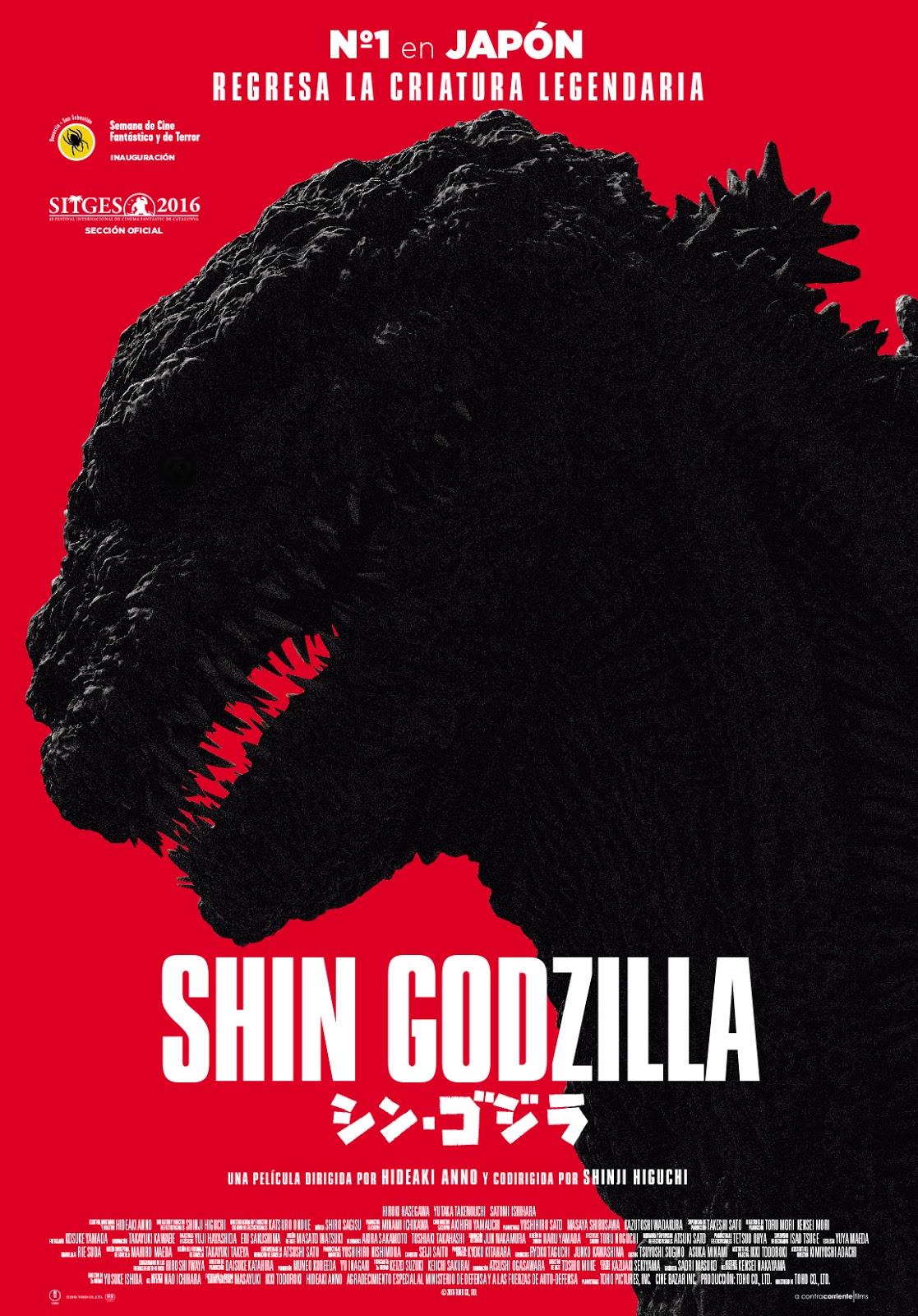 Dragones y Marcianos SHIN GODZILLA ( Shin Gojira 2016 Hideaki Anno y Shinji Higuchi)