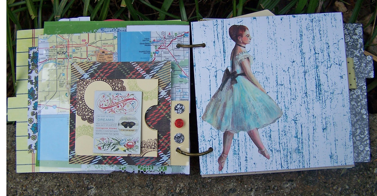 The Curtsey Boutique DIY Smash Book Mini Album
