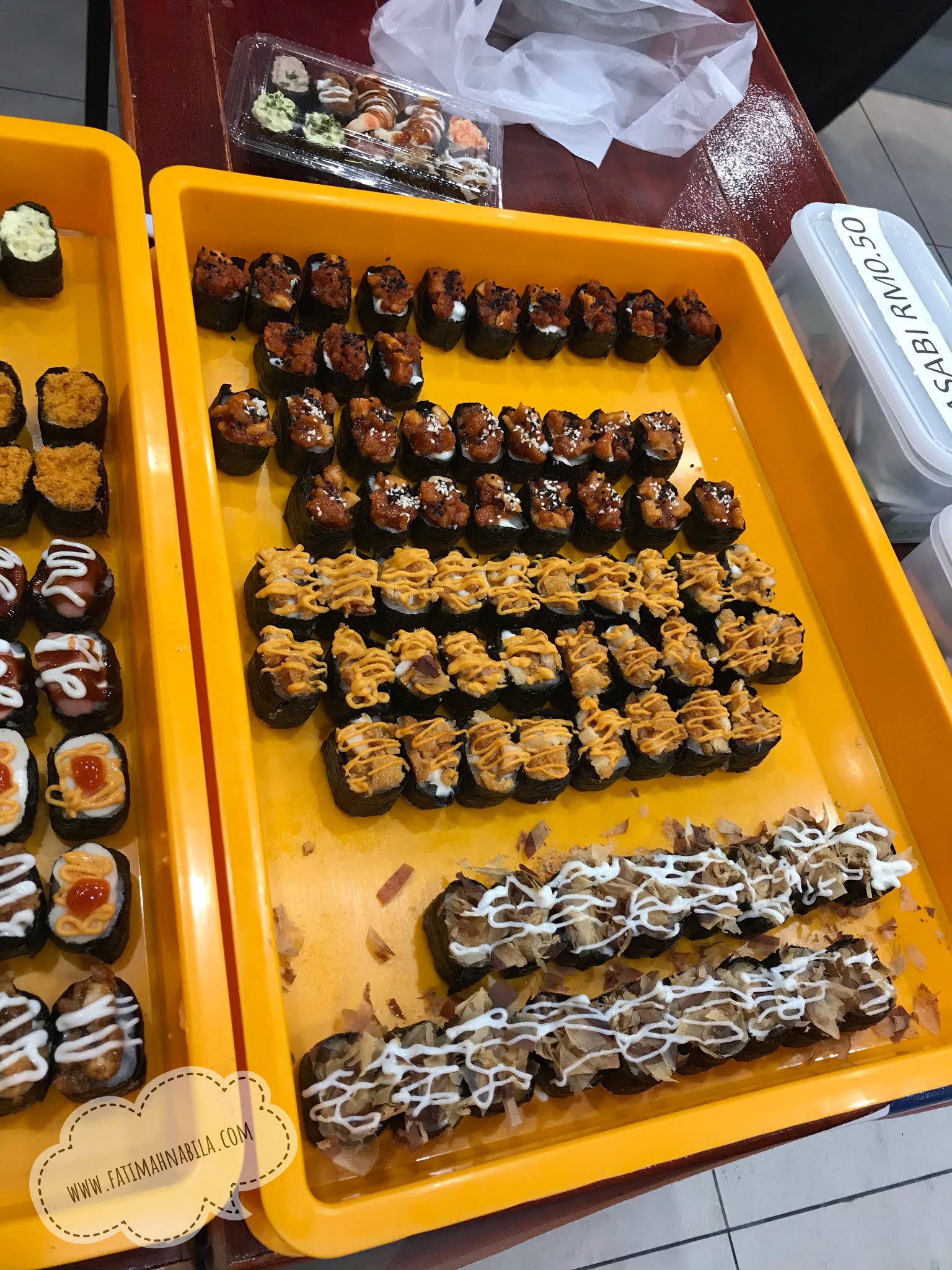 Sushi Seringgit di Tesco Kulim! fatimahnabila