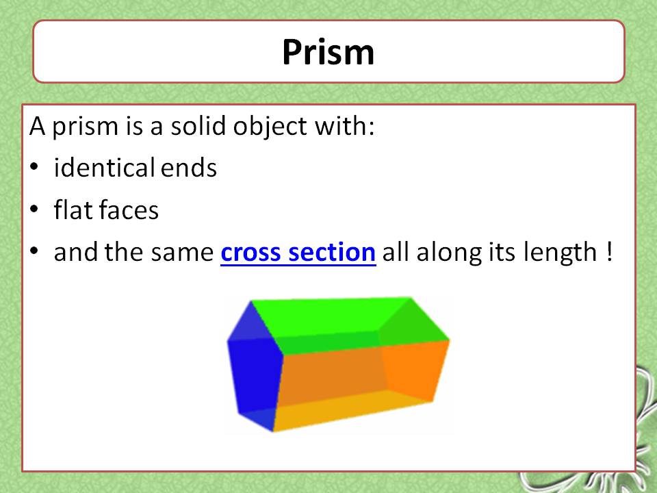 Ms Rashid: Geometry - Identifying & constructing nets for pyramids and