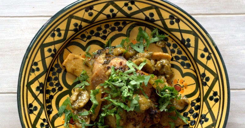 bushcooks kitchen: Hühner-Tajine mit Quitten, Salzzitronen und grünen ...