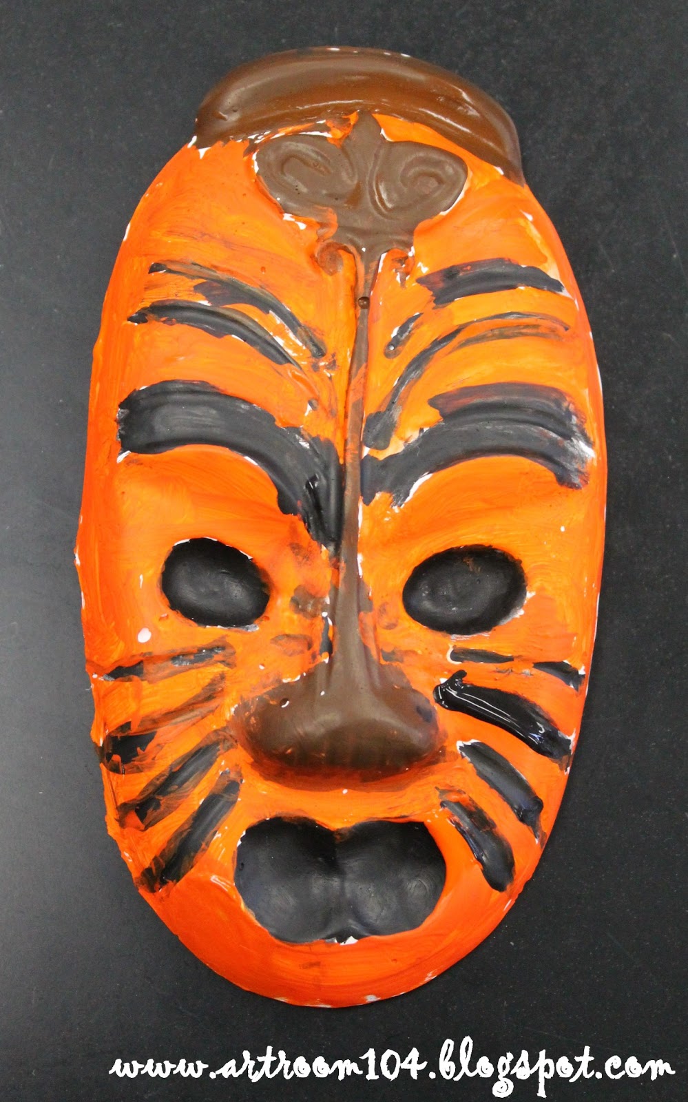 Art Room 104 Extended Day Project Plaster Masks