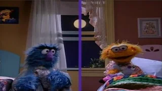Zoe and Herry Monster sing Moonshine. Sesame Street Bedtime with Elmo
