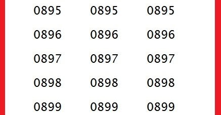 Nomor Awalan 0895 0896 0897 0898 0899 Kartu Operator Apa Cara Cek Sisa Paket