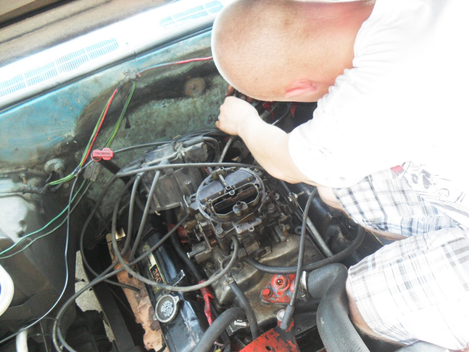 1978 Chevy C10 UNDER THE HOOD OIL PRESSURE SENDING UNIT