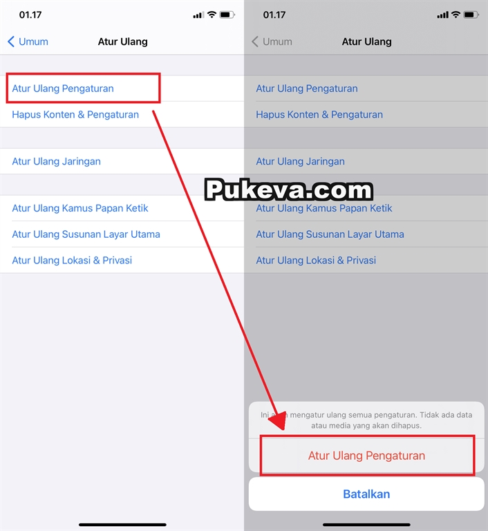 Cara Factory Reset Reset Ulang Iphone 12 12 Mini 12 Pro 12 Pro Max Pukeva
