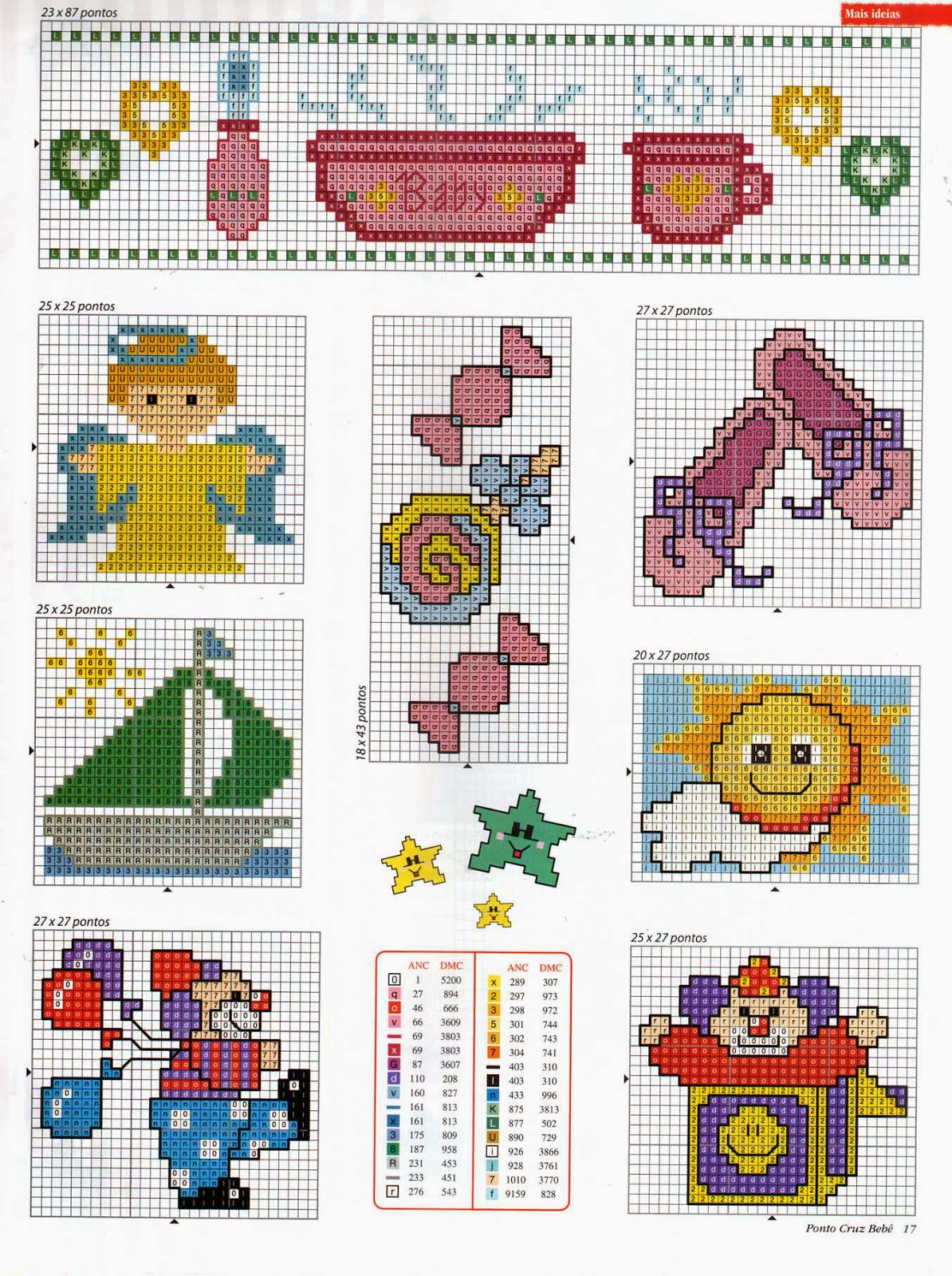 Punto de Cruz para bebes Revistas de manualidades Gratis Punto de Cruz para bebes Revistas de manualidades Gratis