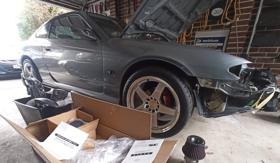 3.0 Nissan S15 200sx Silvia Blitz SE front mount intercooled installation